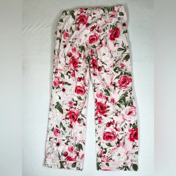 NEW YORK & COMPANY Women’s Bloomcore Garden Roses Pajama Pants Size Medium - Picture 2 of 10